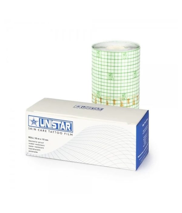 Unistar Skin Care tattoo film dressing on a roll 10 m x 15 cm prodak