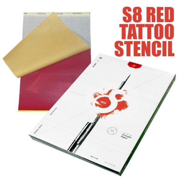 s8 red stencil paper 20