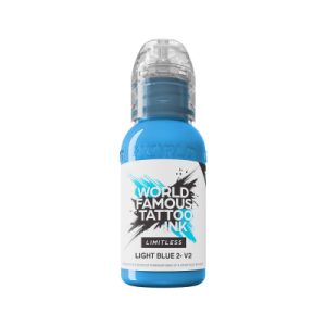 World Famous Limitless Tattoo Ink Light Blue 2 v2 30 ml prodak
