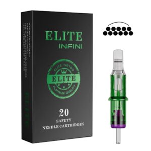 ELITE INFINI Tattoo Needle Cartridges Curved Magnum prodaktattoosupply