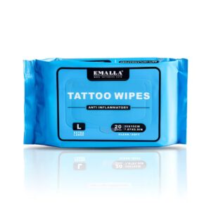 emalla utierky wipes20pcs prodaktattoosupply