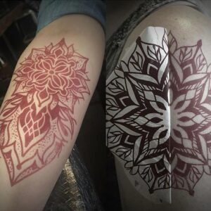 S8 Red Tattoo Stencil Paper prodaktattoosupply2