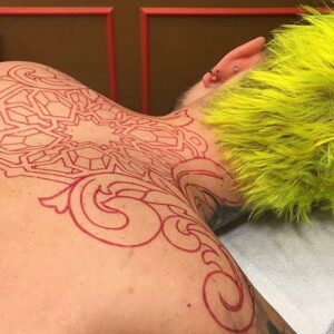 S8 Red Tattoo Stencil Paper prodaktattoosupply4